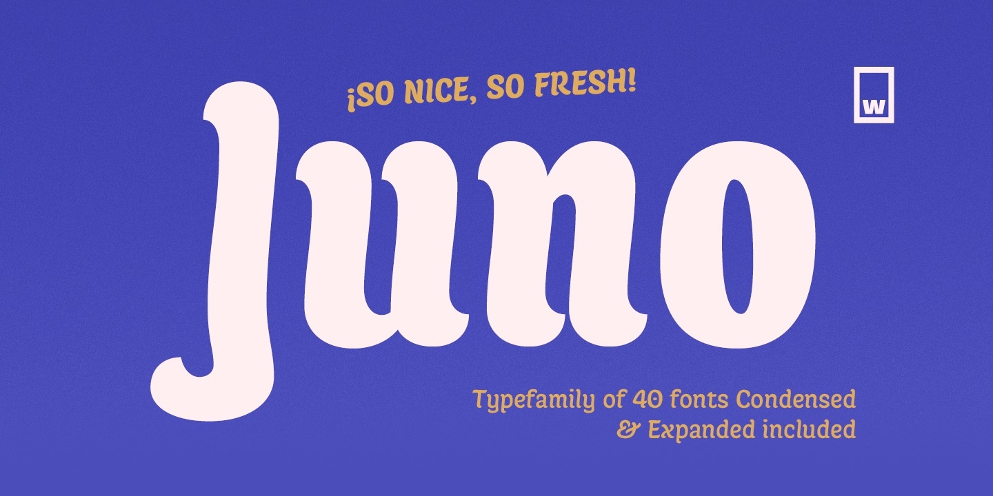 Пример шрифта Juno Semicondensed #1